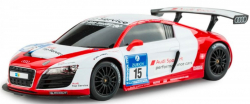 RC auto na ovládanie Rastar Audi R8 LMS 1:18 RTR so skutočným volantom - biela