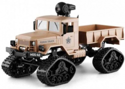 RC Vojenské nákladné auto WPL M35-A2 Military Truck s kamerou