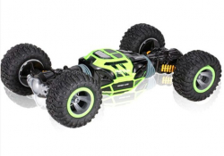 RC hračka na ovládanie JJRC obojstranné auto 1:16 2.4GHz zelená