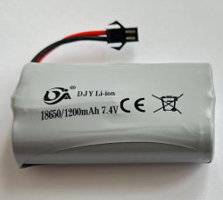 Batéria 1200mAh 7.4V LiPo  SM konektor