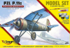 Plastový model Mirage PZL P.11c Polski samolot myśliwski set s farbami