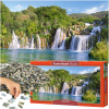 Puzzle KRKA WATERFALLS, CROATIA 4000 CASTORLAND Puzzle 400133