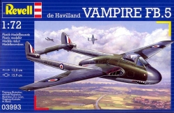 Plastikový model na lepenie Revell de Havilland Vampire FB.5, 03993