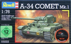 Plastikový model Revell A-34 Comet Mk.I 03222 + PC hra WORLD of TANKS