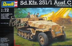 Plastikový model Revell Sd.Kfz. 251/1 Ausf. C + Wurfrahmen 40, 03173