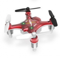 RC dron na diaľkové ovládanie Syma X12 nano, 4CH, 2,4GHz, 6 axis gyro, červená