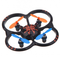 RC hračka, kvadrokoptéra U207 mini, 2,4 Ghz, Gyro 6-axis, čierná