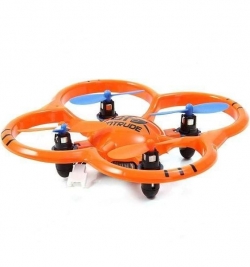 RC hračka, kvadrokoptéra U207 mini, 2,4 Ghz, Gyro 6-axis, Oranžová