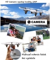 RC dron na ovládanie Syma X11c, HD kamera 2MP, 4CH 2,4GHz, čierná