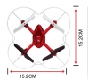 RC dron na ovládanie Syma X11c, HD kamera 2MP, 4CH 2,4GHz, bielá