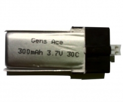 Náhradná batéria LiPo 3.7V 300mAh 30C, Gens Ace & TATTU