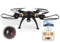 RC kvadrokoptéra Syma X8W s WiFi FPV online kamerou, čierna