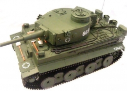 RC Tank na diaľkové ovládanie TIGER ASG airsoft RTR, 1:18