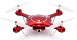 RC kvadrokoptéra Syma X5UC, kamera 1MP, 2.4GHz, funkcia vznášania a plánovanie trás, červená