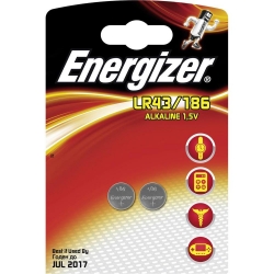 Gombíková batéria Energizer LR43/186 Alkaline 1,5V 123 mAh