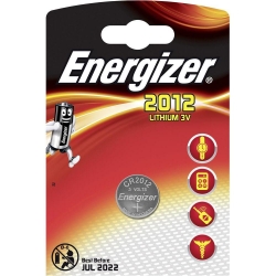 Gombíková batéria Energizer CR2012 Lithium 2012 58mAh 3V