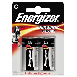 Alkalická batéria Energizer Alkaline POWER C, 2 ks