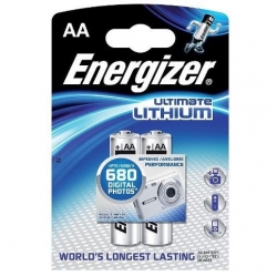 Lithiová batéria Energizer ULTIMATE LITHIUM AA 3000mAh 1.5V, 2 ks