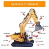 Double Eagle: RC EXCAVATOR Heavy Industry 2.4GHz 1:20, E561-003