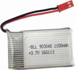 Náhradná batéria Li-Poly 3,7V 1100mAh, JST