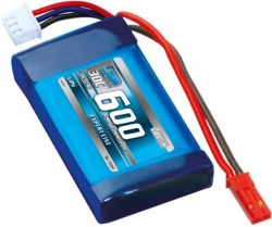 Akumulator LiPo 7.4V 600mAh LRP VTEC Expert Line