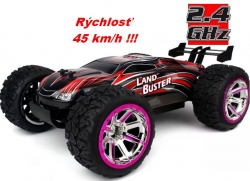 RC hračka na diaľkové ovládanie NQD Land Buster 1:12 Monster Truck červený 2.4GHz