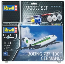 Plastový model Revell Boeing 727-100 Germania Model Set 1/144, 63946