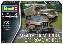 Plastikový model Revell M34 Tactical Truck & Off Road Vehicle 1/35, 03260