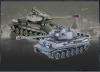RC Súbojové tanky na diaľkové ovládanie, UF: Russian T-34 a German Tiger, 2.4GHz