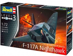 Plastikový model Lockheed Martin F-117A Nighthawk Stealth Fighter, Revell 03899