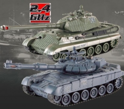 RC Súbojové tanky na ovládanie, UF: Russian T90 v2 a German King Tiger v2