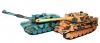 RC Súbojové tanky na ovládanie, M1A2 Abrams and German Tiger v2 2.4GHz 1:28 RTR