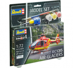 Plastový model Eurocopter EC135 Air Glaciers Model Set 1/72, 64986