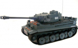 RC Tank na diaľkové ovládanie TIGER RTR, 1:18, nestrieľa guličky