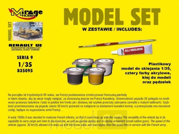 Plastový model na lepenie MIRAGE: RENAULT UE Transporter Uniwersalny
