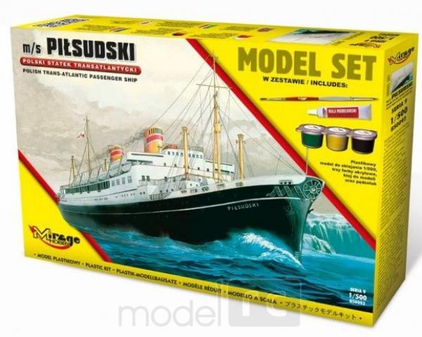 Plastový model na lepenie MIRAGE m/s PIŁSUDSKI (Poľská transatlantická loď) model-se
