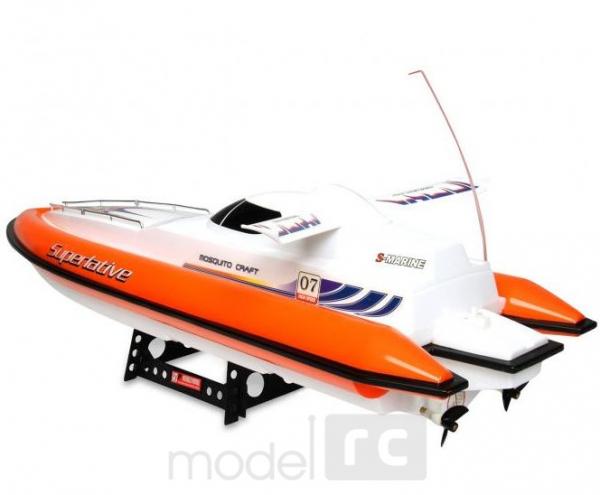 RC motorový čln Double Horse Superlative oranžový
