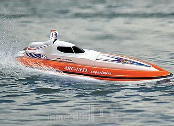RC motorový čln Double Horse Superlative oranžový