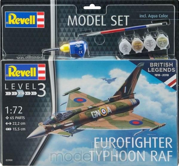 Plastový model Revell Eurofighter Typhoon RAF, Model set 63900