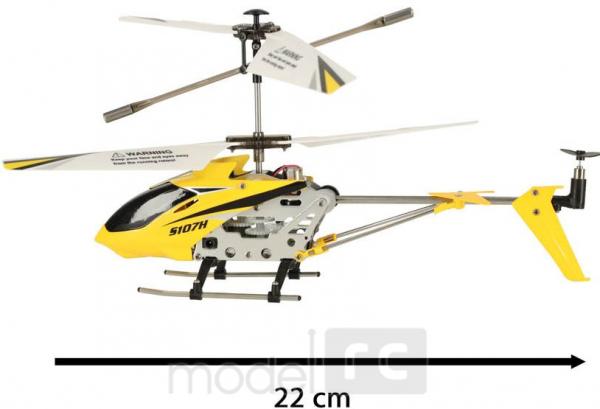 RC vrtuľník na ovládanie Syma S107H Phantom 2,4GHz - žltý