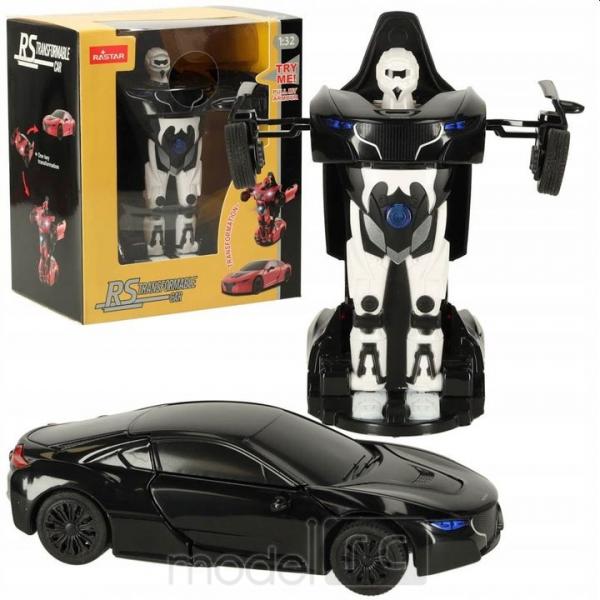 RC Mini Transformer Rastar kovový 1:32 RTR - biely