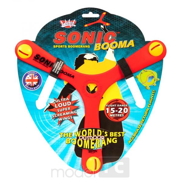 Bumerang Wicked Boomerang Sonic Booma - exteriérový červený