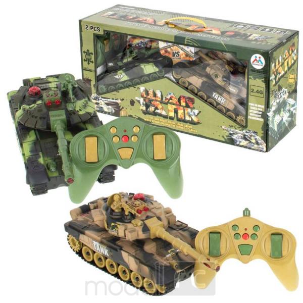 RC súbojové tanky T90 na diaľkové ovládanie 9993 2,4GHz set 2ks
