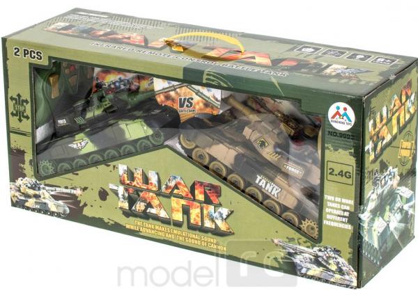 RC súbojové tanky T90 na diaľkové ovládanie 9993 2,4GHz set 2ks