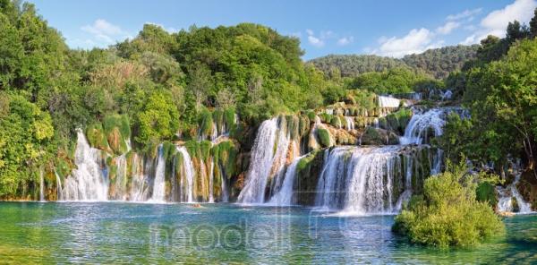 Puzzle KRKA WATERFALLS, CROATIA 4000 CASTORLAND Puzzle 400133