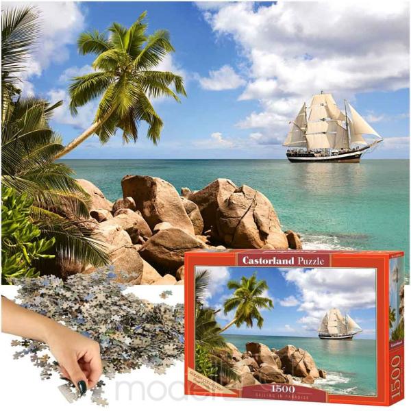 Puzzle Sailing in Paradise 1500 CASTORLAND Puzzle 150526