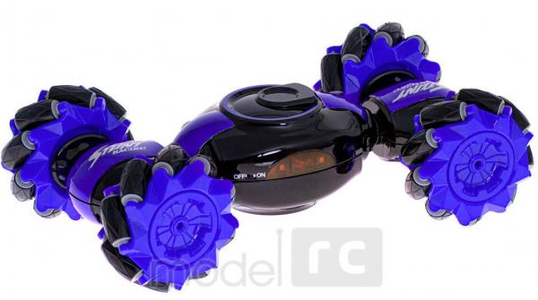 RC obojstranné auto na ovládanie gestami ruky Speed Pioneer Stunt Car 360 LH-C019S modré