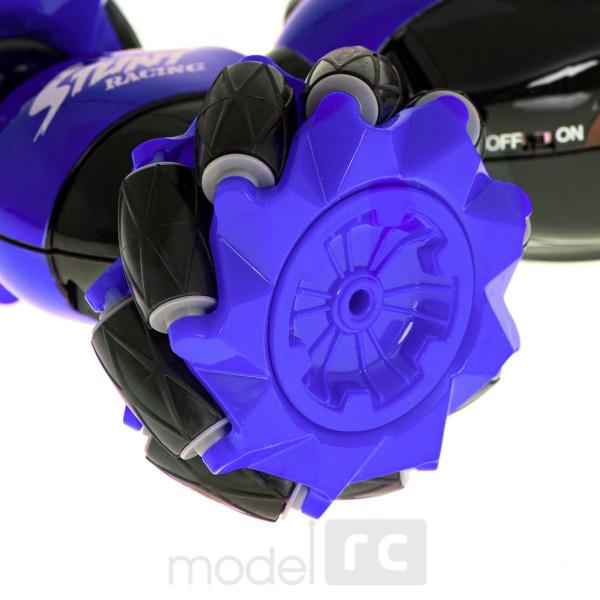 RC obojstranné auto na ovládanie gestami ruky Speed Pioneer Stunt Car 360 LH-C019S modré