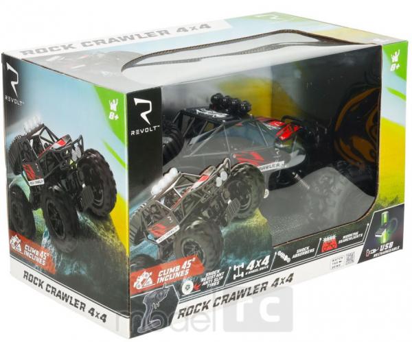 RC hračka na diaľkové ovládanie Rock Crawler 4x4, Revolt