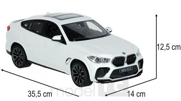 RC hračka na ovládanie Rastar BMW X6 M 99200 1:14 biele